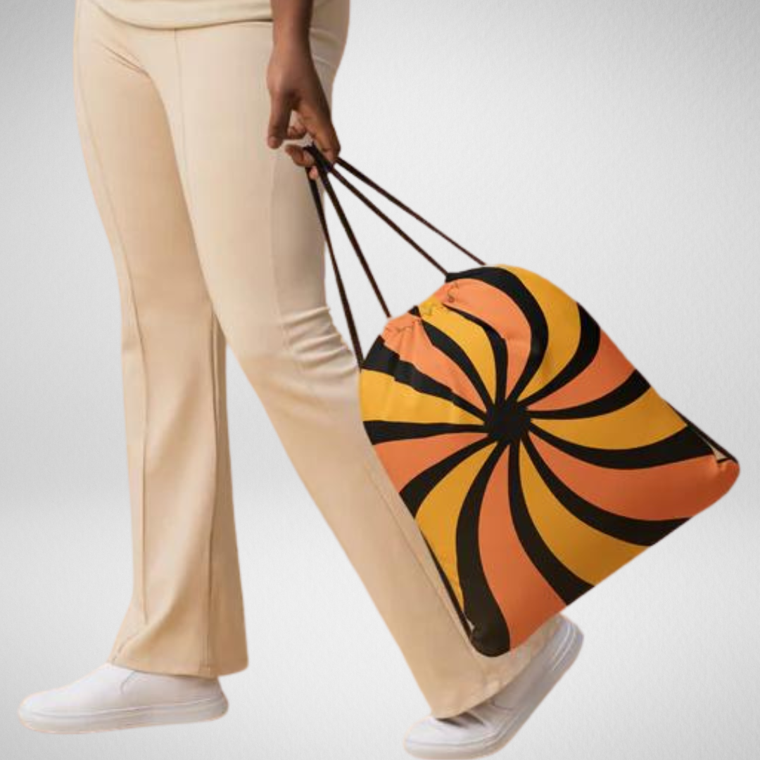 Tangerine Dream Drawstring Bag