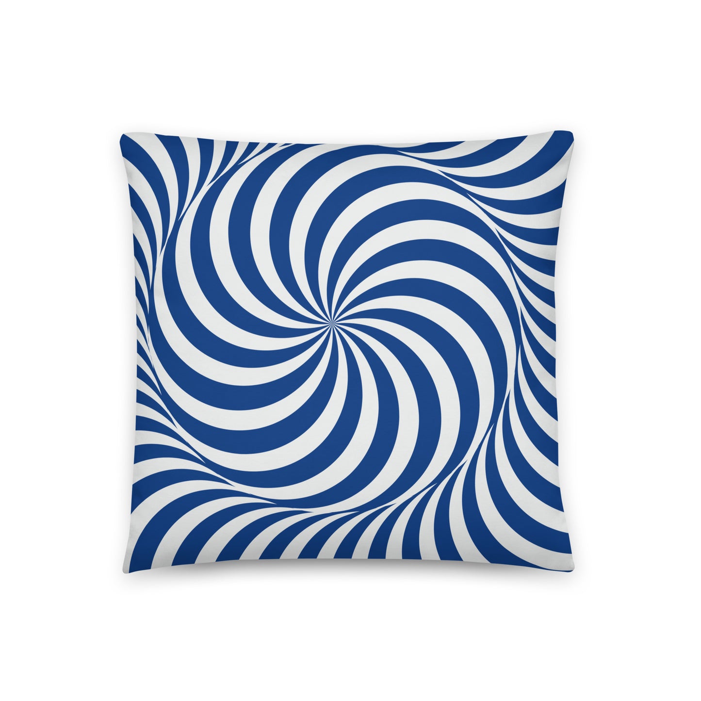 Blue/White Striped Pillow