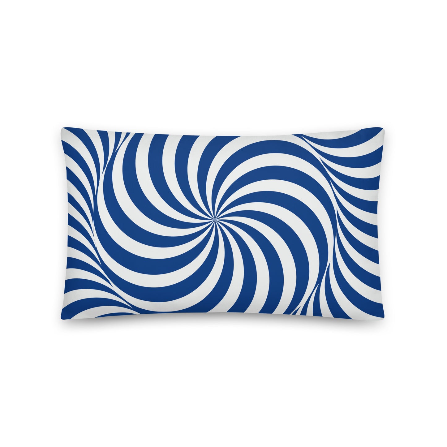 Blue/White Striped Pillow