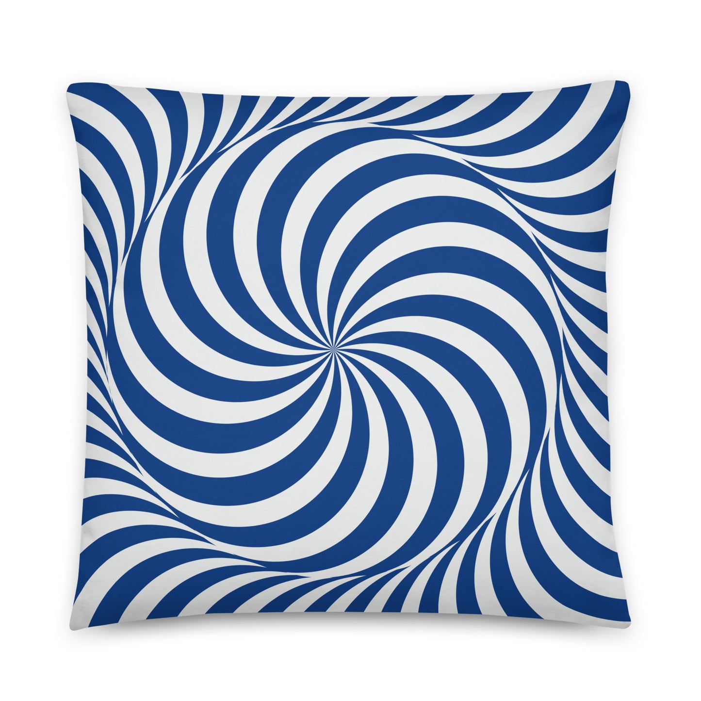 Blue/White Striped Pillow