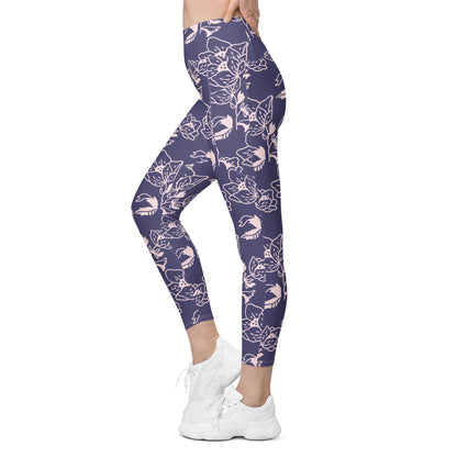 Fleur Leggings with Pockets