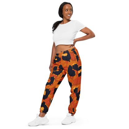 Leopard Print Women's Drawstring Track Pants