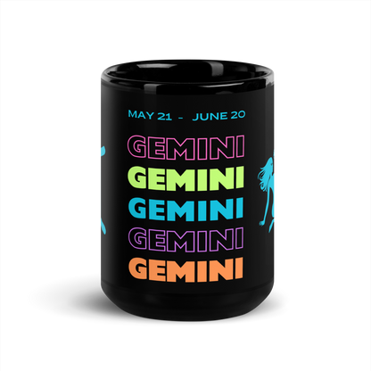 Gemini Ceramic Zodiac Mug 15 oz