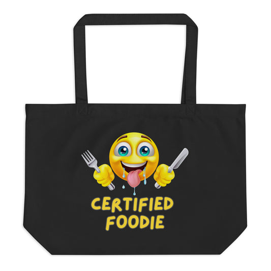 Large Organic Foodie Tote Bag