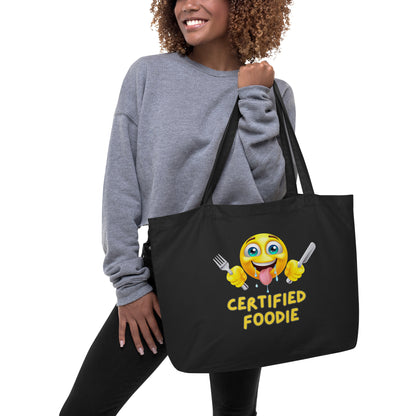 Large Organic Foodie Tote Bag