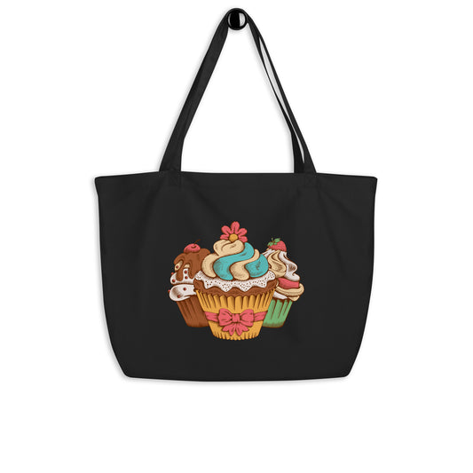 Organic Cupcake Tote Bag