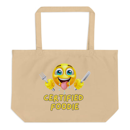 Large Organic Foodie Tote Bag