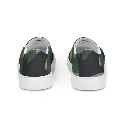 Men’s Camo Slip-on Canvas Shoes