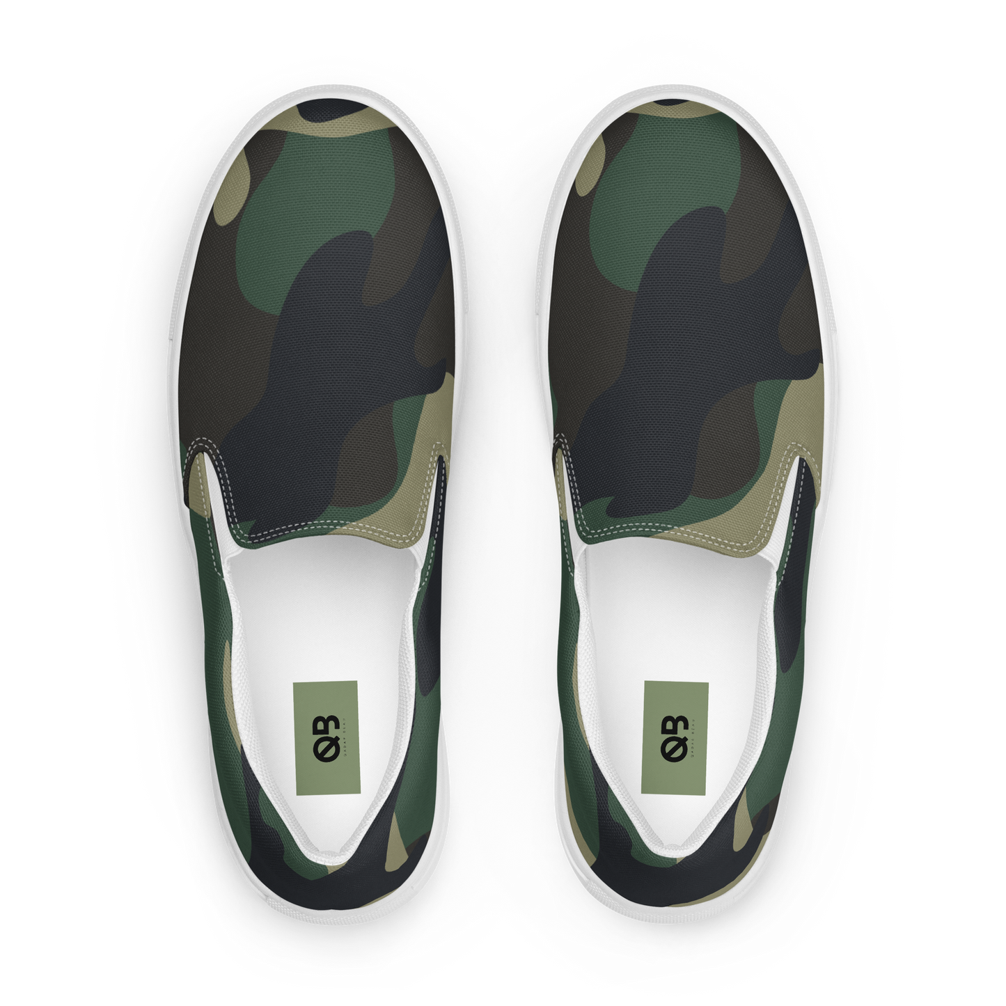 Men’s Camo Slip-on Canvas Shoes