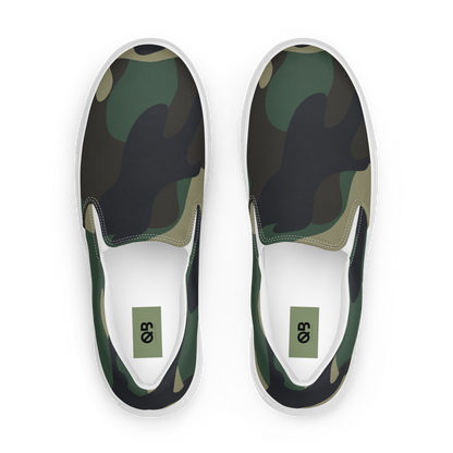 Men’s Camo Slip-on Canvas Shoes