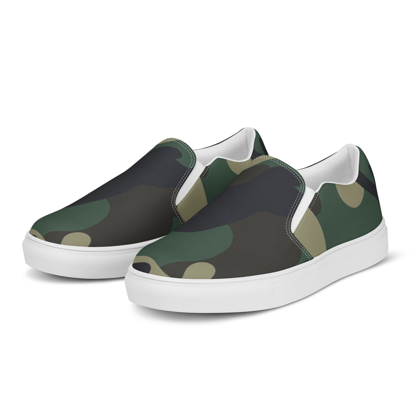 Men’s Camo Slip-on Canvas Shoes