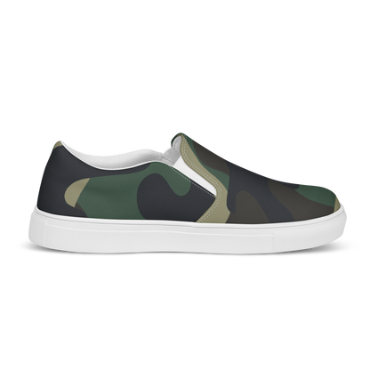 Men’s Camo Slip-on Canvas Shoes