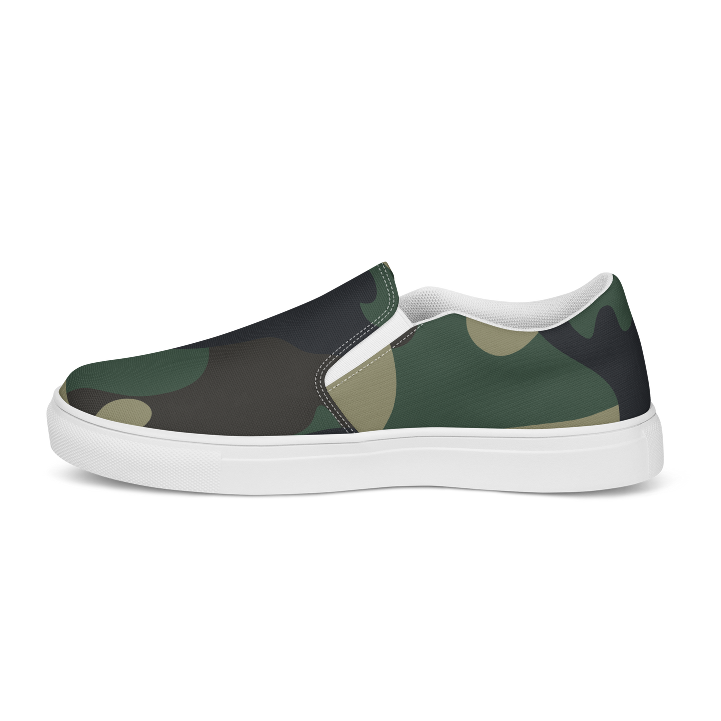 Men’s Camo Slip-on Canvas Shoes