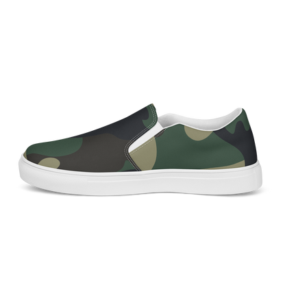 Men’s Camo Slip-on Canvas Shoes