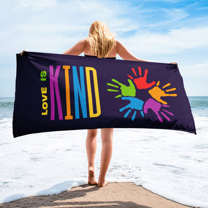 Love Is Kind 30″ × 60″ Towel