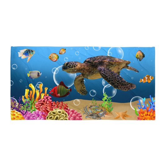 Under The Sea 30″ × 60″ Towel