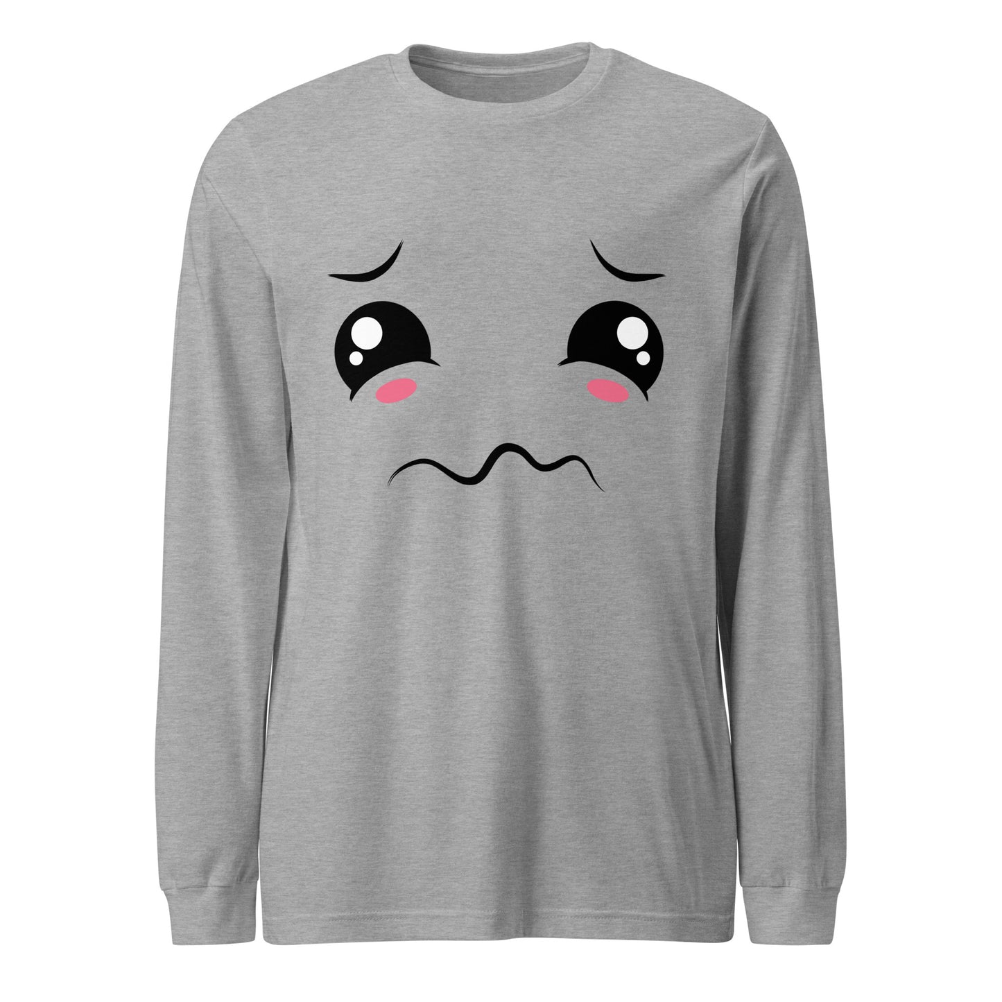 Kawaii Emoji Long Sleeve Women's T-shirt