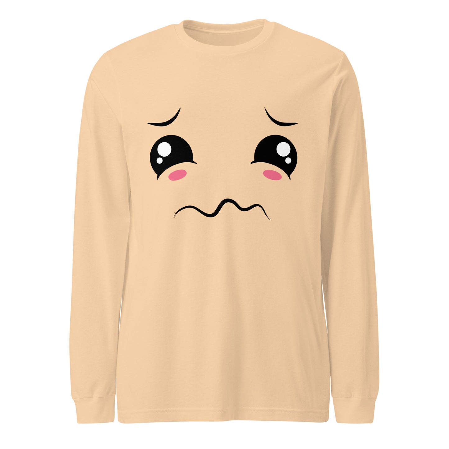 Kawaii Emoji Long Sleeve Women's T-shirt