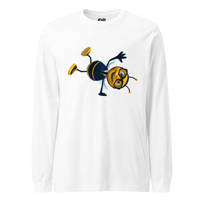 Long Sleeve Crew Neck Bee Tee