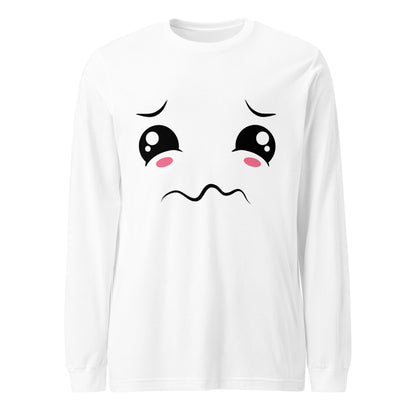 Kawaii Emoji Long Sleeve Women's T-shirt