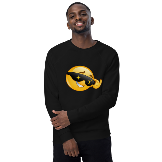 Organic Raglan Emoji Sweatshirt