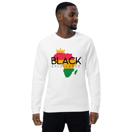 Black Excellence Organic Raglan Sweatshirt