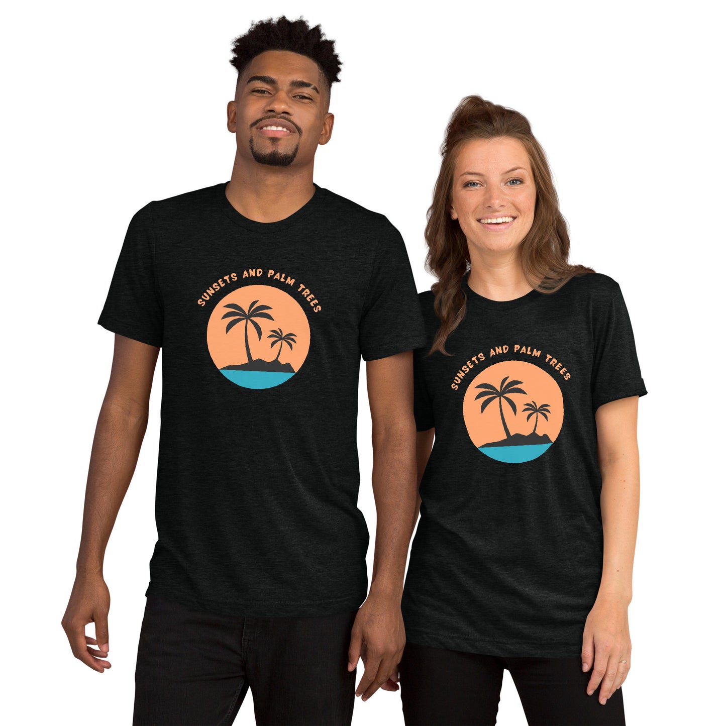 Sunsets and Palm Trees Graphic Tee