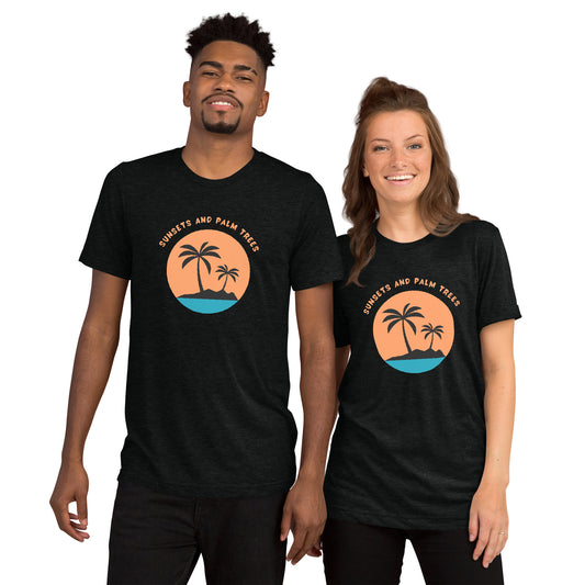 Sunsets and Palm Trees Graphic Tee