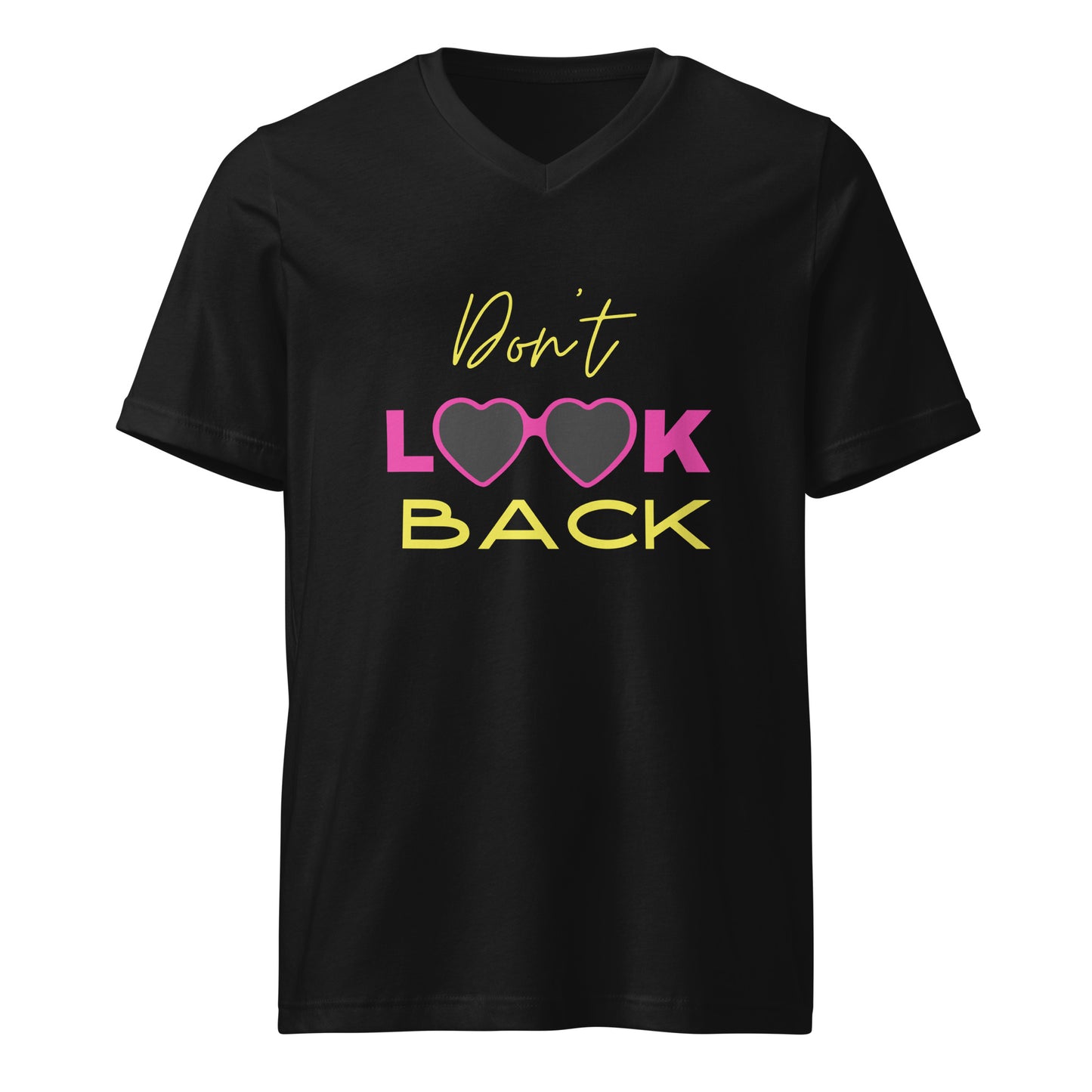 Don't Look Back Short Sleeve V-Neck T-Shirt