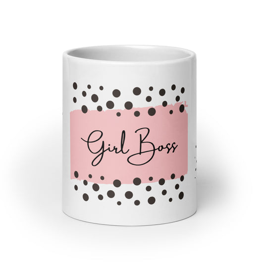 20 oz Ceramic Girl Boss Mug