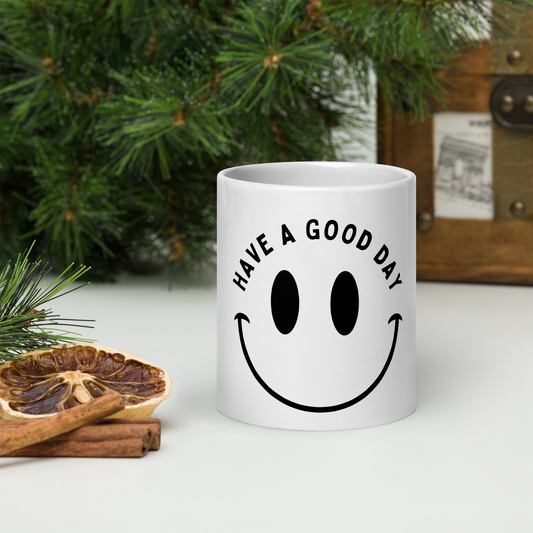 Smiley Face Mug 20 oz