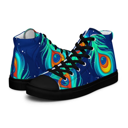 Peacock Women’s High Top Canvas Shoes