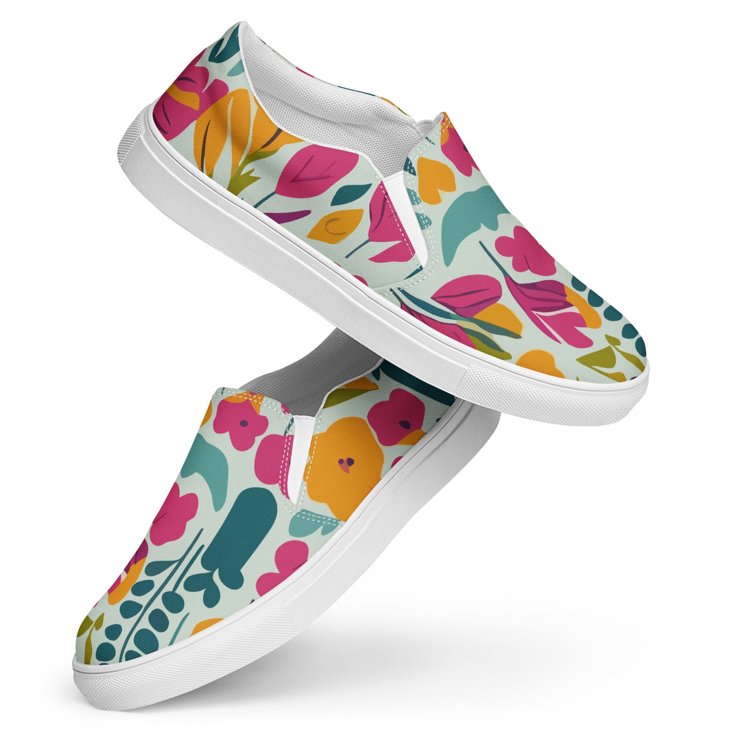 Women’s Floral Slip-on Canvas Shoes