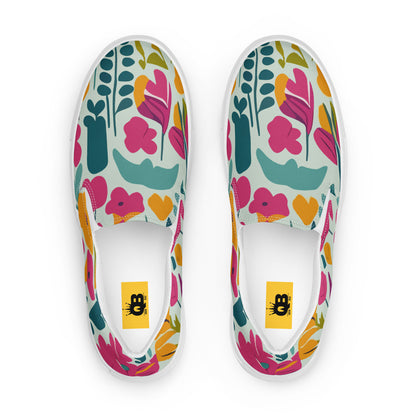 Women’s Floral Slip-on Canvas Shoes