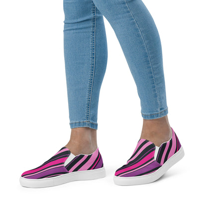 Women’s Multicolor Slip-on Canvas Shoes