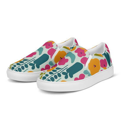 Women’s Floral Slip-on Canvas Shoes